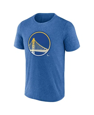 Fanatics Men's Heather Royal Golden State Warriors Iconic Overtime T-shirt In Blue