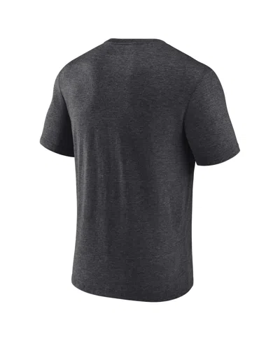 Fanatics Men's Heather Charcoal Kentucky Wildcats Center Block Classic Staple T-shirt In Gray