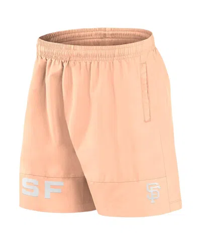 Fanatics Men's Light Pink San Diego Padres Elements Swim Shorts In Neutral