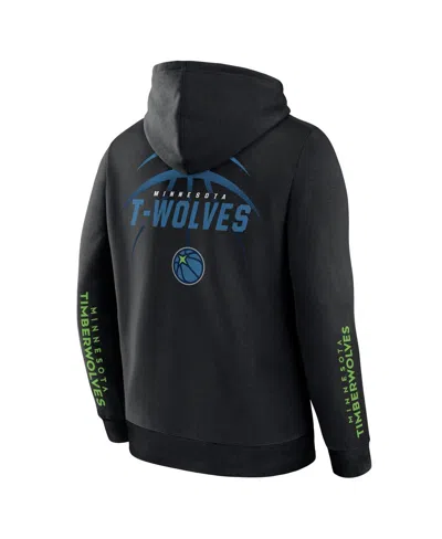 Fanatics Men's Black Minnesota Timberwolves Legacy Guard Pullover Hoodie In Black