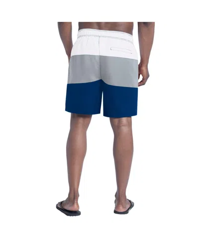 G-iii Sports By Carl Banks Royal/gray Indianapolis Colts Sunrise Volley Swim Shorts In Multi