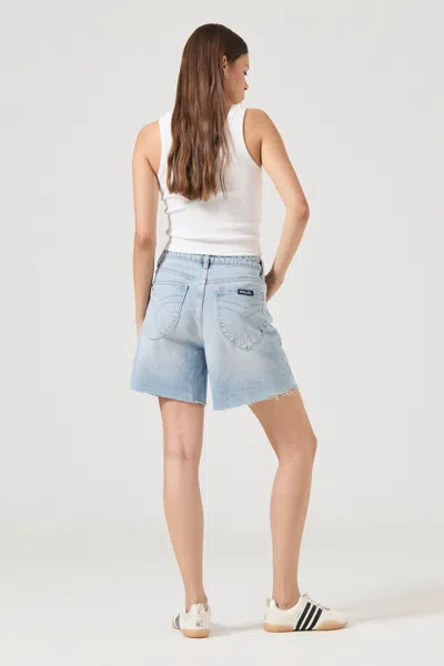 Rolla's Original Denim Beach Shorts In Light Vintage Blue