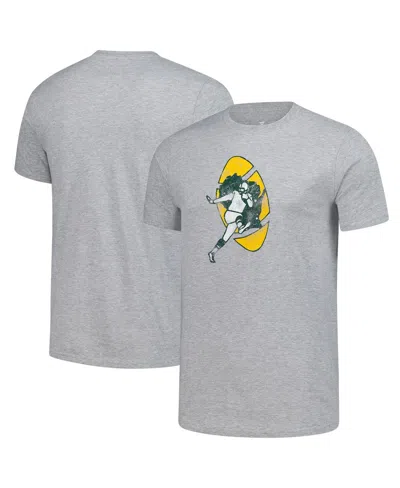 Fanatics Men's Gray Green Bay Packers T-shirt In Gray