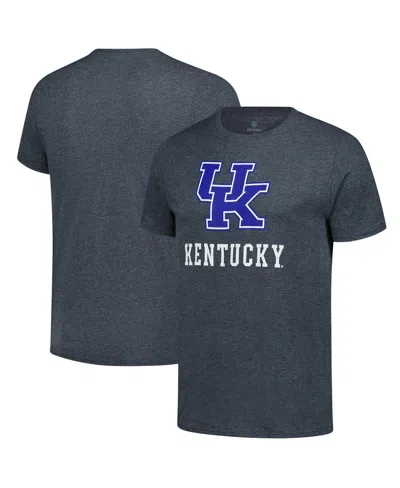 Fanatics Unlabeled Men'sâ Heather Charcoal Kentucky Wildcats Team Logo Wordmark T-shirt