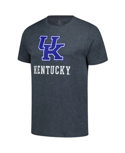 Fanatics Unlabeled Men'sâ Heather Charcoal Kentucky Wildcats Team Logo Wordmark T-shirt
