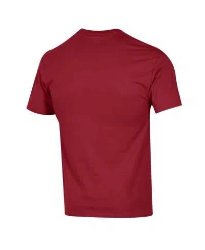 Champion Men's Cardinal Stanford Cardinal Arch Over Logo T-shirt In Red