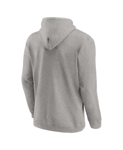 Fanatics Men's Heather Gray Mit Engineers Fleece Pullover Hoodie In Gray