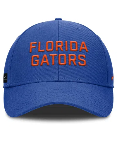 Nike Men's Royal Florida Gators Rise Practice Adjustable Hat In Blue
