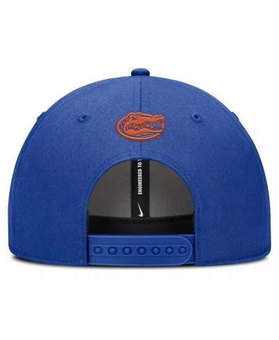 Nike Men's Royal Florida Gators Rise Practice Adjustable Hat In Blue