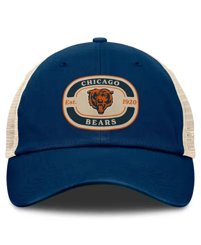 Top Of The World Men's Navy Chicago Bears Team Patch Adjustable Hat