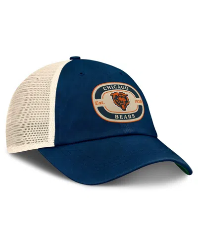 Top Of The World Men's Navy Chicago Bears Team Patch Adjustable Hat