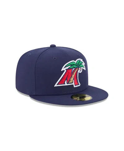 New Era Men's Navy Fort Myers Mighty Mussels Theme Nights 59fifty Fitted Hat
