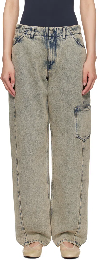 Paloma Wool Blue Ispy Jeans In Green