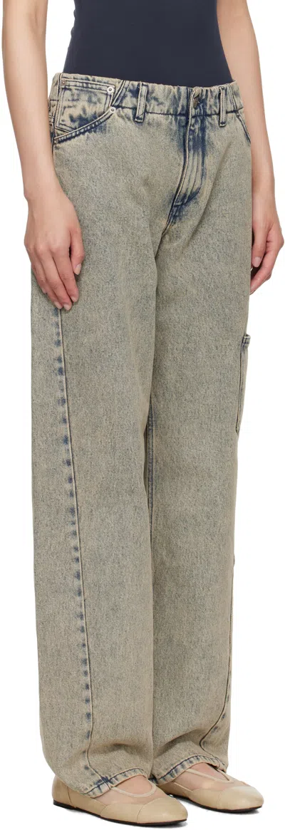 Paloma Wool Blue Ispy Jeans In Green