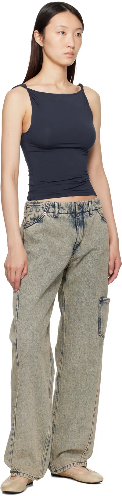 Paloma Wool Blue Ispy Jeans In Green