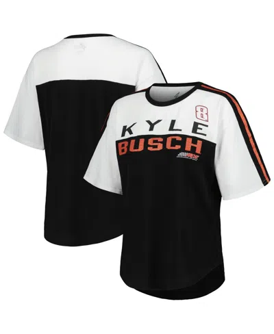 G-iii 4her By Carl Banks Women's Black Kyle Busch Champion T-shirt In Black