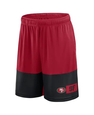 Logo Athletic Men's Scarlet San Francisco 49ers Best Of The Best Shorts