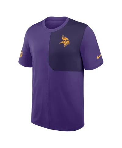 Nike Minnesota Vikings Sideline Coach  Men's Dri-fit Nfl Top In Gold
