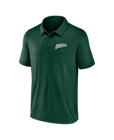 Fanatics Men's Green Athletics Unstoppable Polo Shirt In Green
