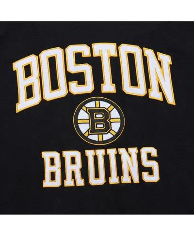 Mitchell & Ness Men's Black Boston Bruins Legendary Slub T-shirt In Black