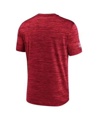 Nike Men's Cardinal Arizona Cardinals Sideline Velocity Performance T-shirt In Burgundy