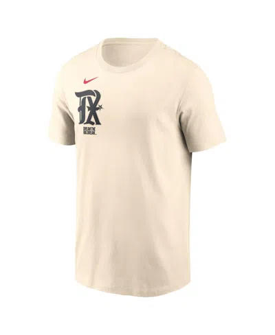 Nike Men's Adolis Garciaâ Natural Texas Rangers City Connect Fuse Name Number T-shirt In Neutral