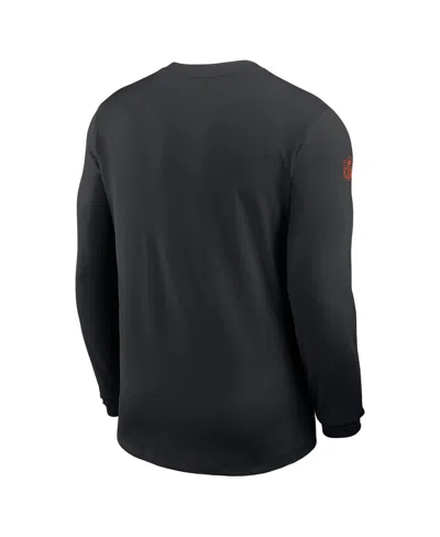 Nike Cincinnati Bengals Sideline Coach  Men's Dri-fit Nfl Long-sleeve Top In Gold