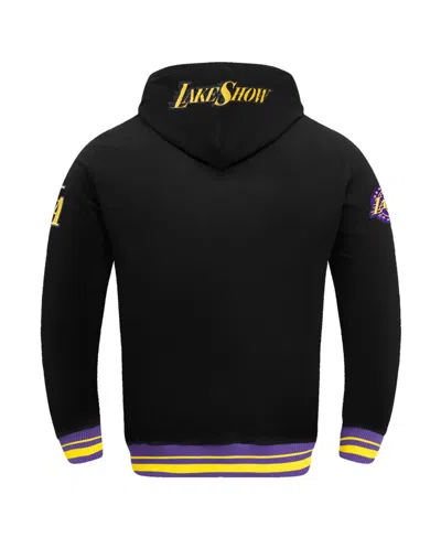 Pro Standard Men's Black Los Angeles Lakers 2024/25 City Edition Pullover Hoodie In Black