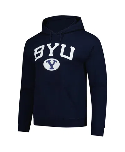 Fanatics Unlabeled Men's Navy Byu Cougars Fleece Pullover Hoodie