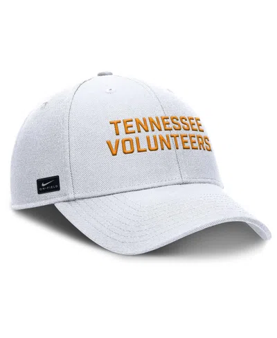 Nike Men's White Tennessee Volunteers Rise Practice Adjustable Hat In White