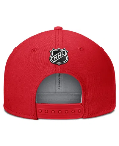 Fanatics Men's Red New York Rangers Authentic Pro Team Rink Snapback Hat