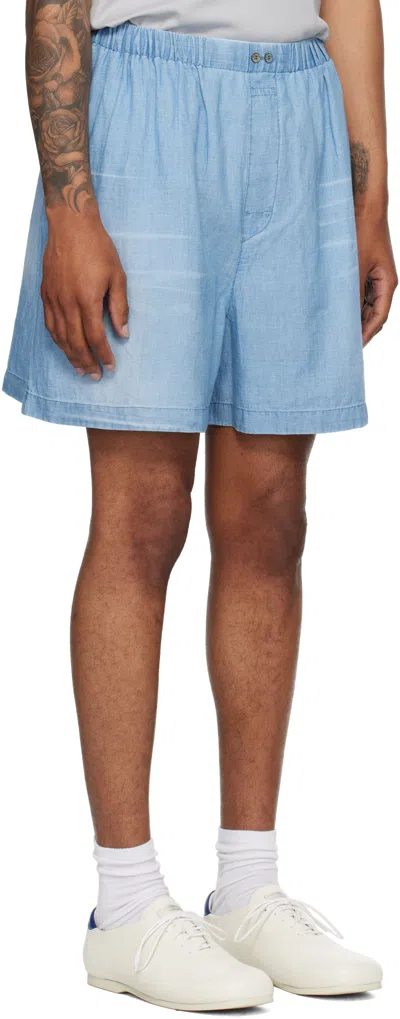 Acne Studios Acen Studios Shorts Men In Blue