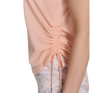 Calvin Klein Performance Women's Ruched Side-tie Tank Top In Pink