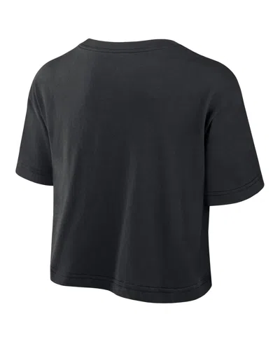 Nike Black Oregon Ducks Athletic Prep Arch Performance Cropped T-shirt In Black