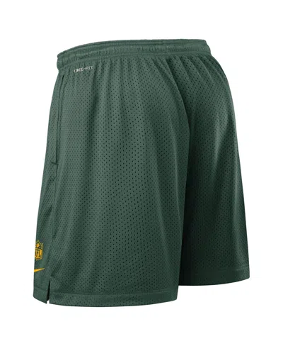 Nike Men's Green Bay Packers Sideline Reversible Performance Shorts In Green