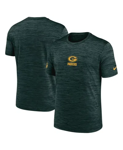 Nike Men's Green Green Bay Packers Sideline Velocity Performance T-shirt In Green