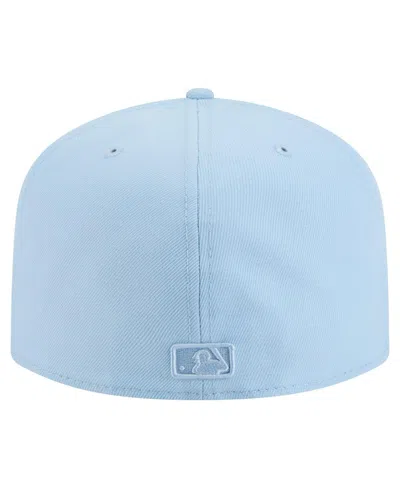 New Era Men's Light Blue Boston Red Sox Color Pack A-frame 59fifty Fitted Hat