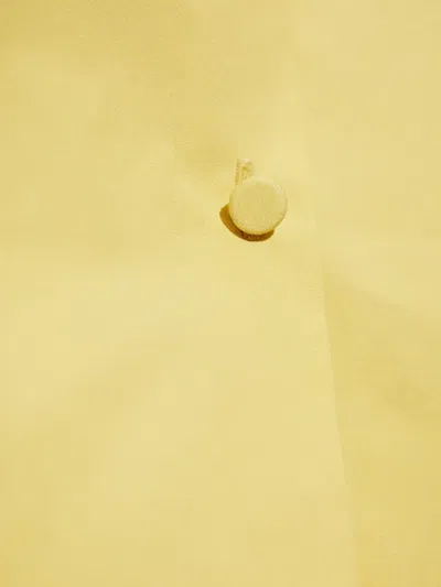 Max Mara Rear-buttoned Blouse In Yellow