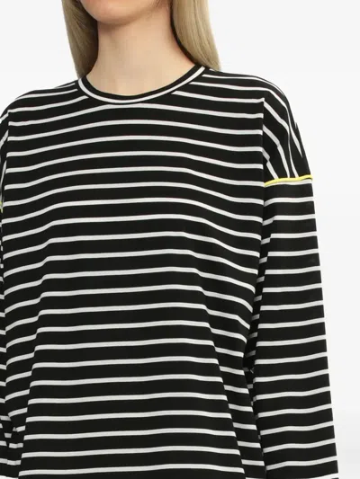 Enföld Striped Panelled Midi Dress In Multi