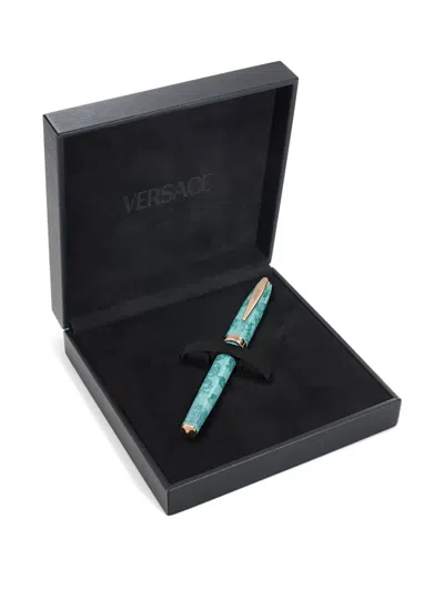 Versace La Vacanza Roller Pen In Blue