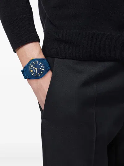 Versace Dome 42mm In Blue