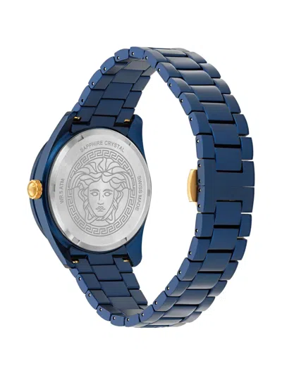 Versace Dome 42mm In Blue