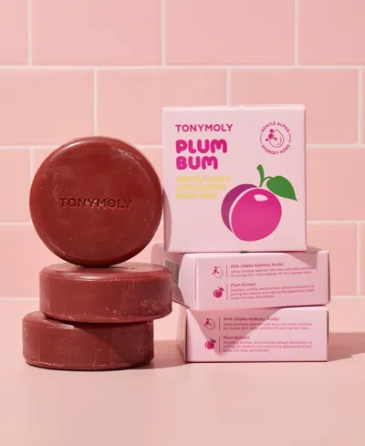 Tonymoly Plum Bum Gentle Daily Exfoliating Body Bar, 100 G