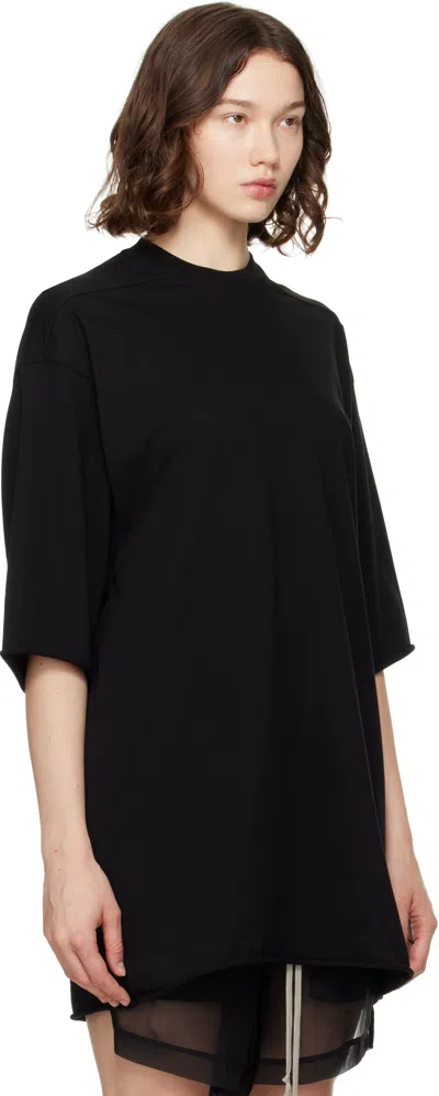 Rick Owens Tommy T Cotton Jersey T-shirt In Black