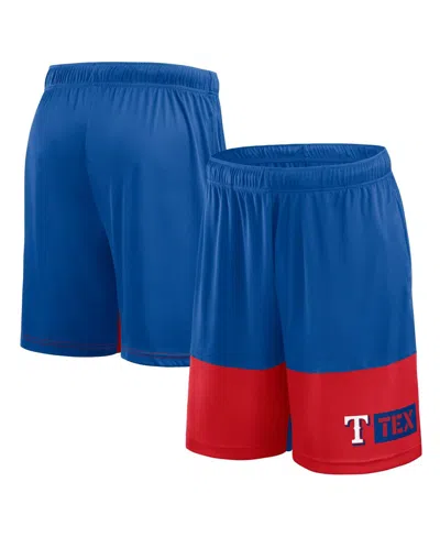 Fanatics Men's Royal Texas Rangers Best Of The Best Shorts In Blue