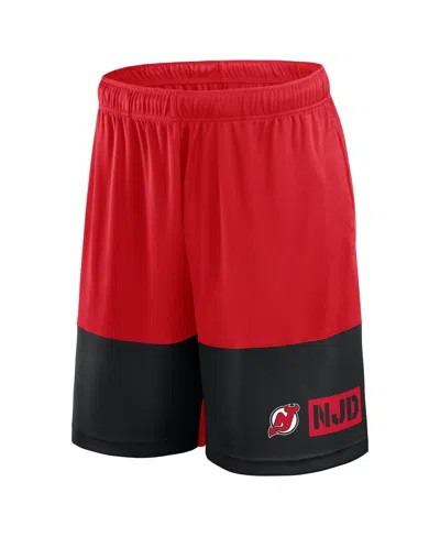 Logo Athletic Men's Red New Jersey Devils Best Of The Best Shorts