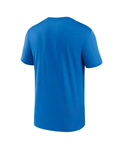 Nike Detroit Lions Primetime Wordmark Essential  Men's Nfl T-shirt In Blue