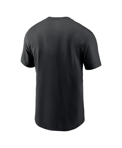 Nike Men's Black Chicago White Sox City Connect Wordmark T-shirt In Black