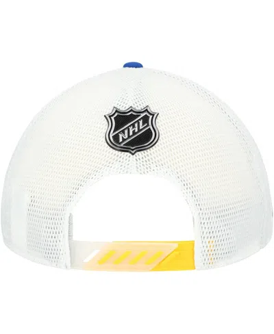 Fanatics Men's Royal St. Louis Blues Authentic Pro Draft Adjustable Trucker Hat
