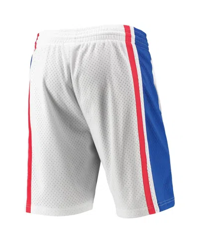 Mitchell & Ness Men's White Philadelphia 76ers 1996-97 Hardwood Classics Swingman Shorts In White
